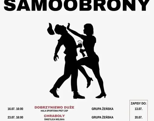 Warsztaty samoobrony dla młodzieży w gminie Dobrzyniewo Duże – ruszyły zapisy