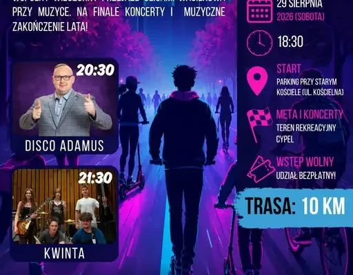 Nightskating Wasilków: Pożegnanie lata na rolkach i rowerach