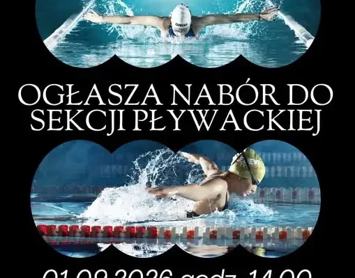 Nabór uzupełniający do sekcji pływackiej w Michałowie – start 1 września