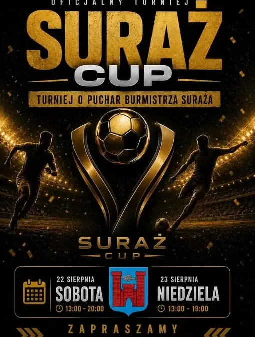 Puchar Burmistrza Suraża 2026 – sportowe emocje już w sobotę