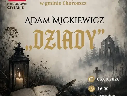 Narodowe Czytanie 2026 w Pańkach: „Dziady” w klimacie średniowiecznego cmentarzyska