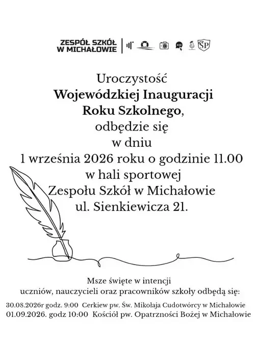 Wojewódzka Inauguracja Roku Szkolnego 2026/2027 w Michałowie