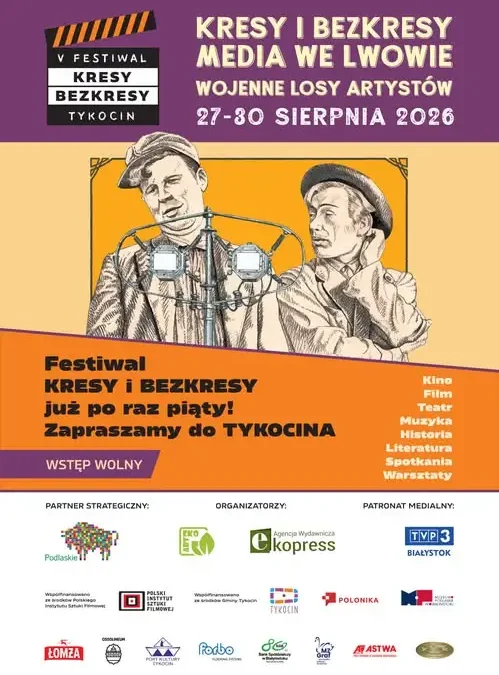 V edycja festiwalu Kresy i Bezkresy w Tykocinie: autorzy plakatu i program wydarzenia