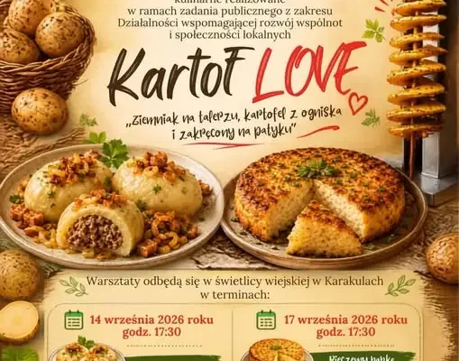 Warsztaty KartoF Love w Karakulach – zaproszenie na wrześniowe spotkania