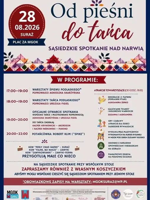 Sąsiedzkie spotkanie nad Narwią: od pieśni do tańca w Surażu