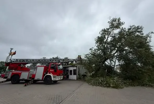 Wichura w gminie Choroszcz: 8 interwencji OSP w jeden dzień