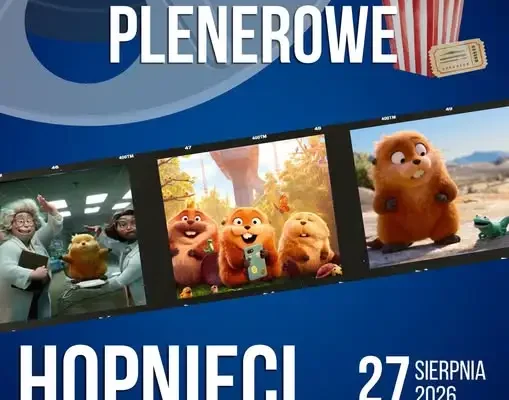 Wieczór filmowy pod gwiazdami w Łapach – „Hopnięci” na parkingu DK