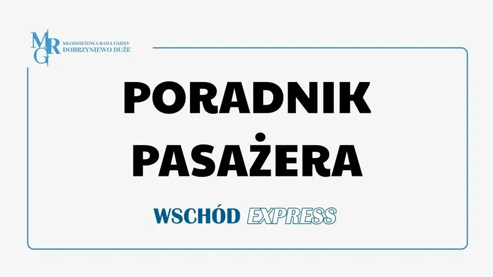 Poradnik pasażera dla uczniów w Gminie Dobrzyniewo Duże
