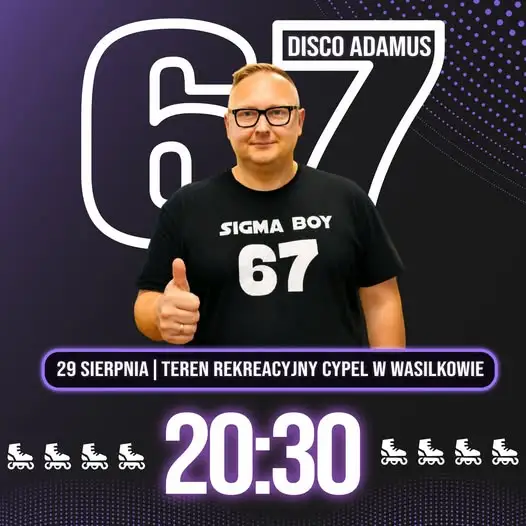 Nightskating w Wasilkowie: Pożegnanie lata z koncertem DiscoAdamusa