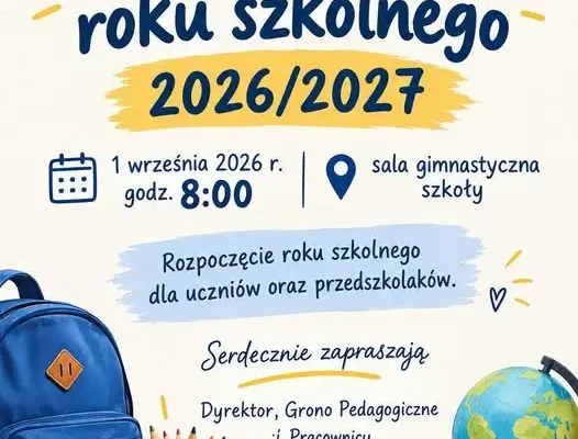 Uroczyste rozpoczęcie roku szkolnego 2026/2027 w Zawadach