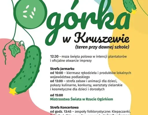 27. Ogólnopolski Dzień Ogórka w Choroszczy już za tydzień – święto łączące pokolenia