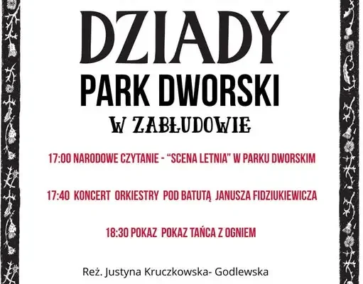 Jubileuszowe Narodowe Czytanie w Zabłudowie – literatura, muzyka i taniec z ogniem