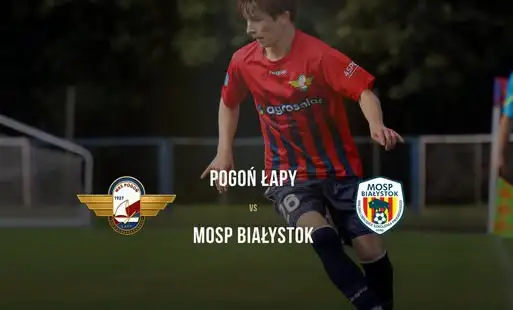 Pogoń Łapy z kompletem punktów. Przed nią mecz z MOSP Białystok