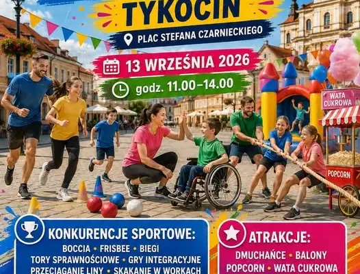 Podlaskie Integracyjne Dni Sportu 2026 – sport i zabawa w Tykocinie