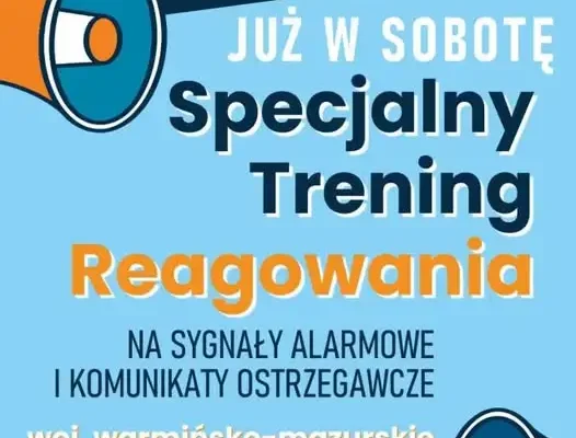 Trening reagowania na sygnały alarmowe przed remizą OSP Suraż
