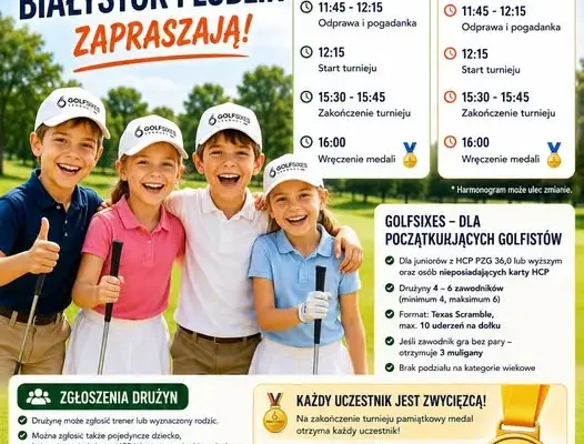 GolfSixes po raz pierwszy w Białymstoku i Lublinie – turniej dla młodych golfistów
