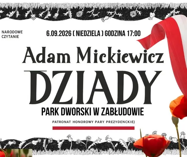 Narodowe Czytanie w Zabłudowie: Dziady w Parku Dworskim