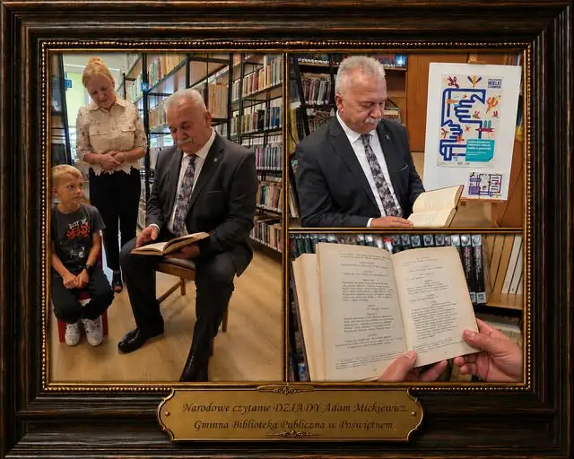 Narodowe Czytanie w Gminie Poświętne – „Dziady” Adama Mickiewicza
