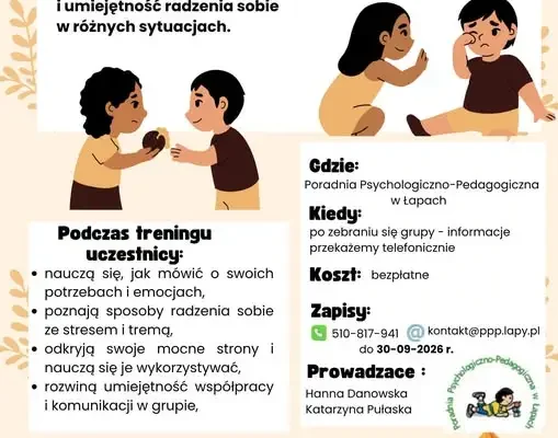 Trening Pewności Siebie dla dzieci w wieku 10-12 lat – zapisy do 30 sierpnia