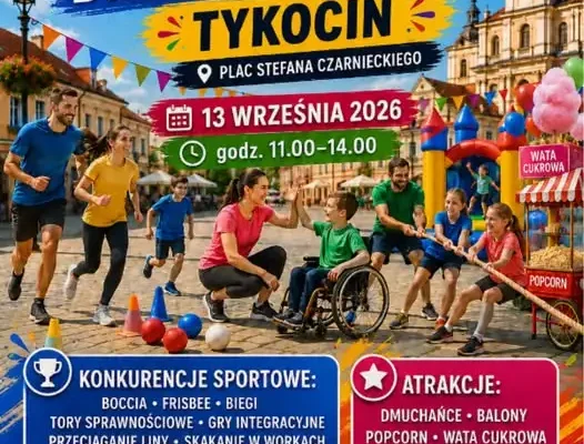 Podlaskie Integracyjne Dni Sportu 2026 w Tykocinie – zaproszenie na rodzinne święto sportu