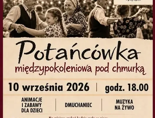 Potańcówka międzypokoleniowa pod chmurką w Łapach Szołajdach już 10 września