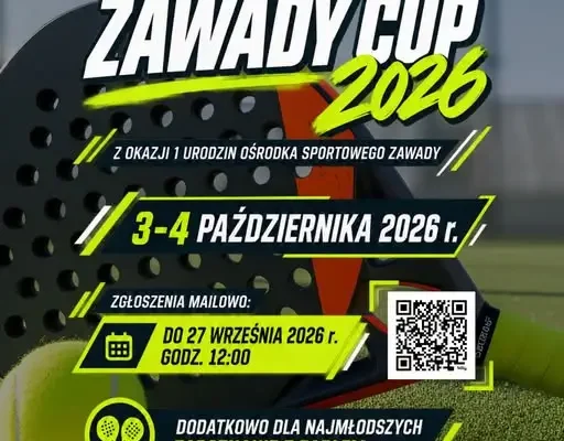 Zawady CUP 2026 – turniej padla na pierwsze urodziny Ośrodka Sportowego