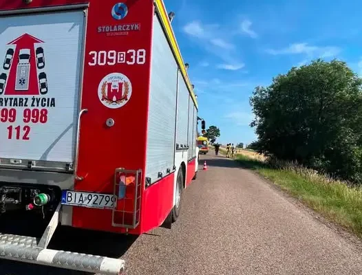 Interwencja OSP Suraż: usunięcie gniazda os przy ulicy Szkolnej