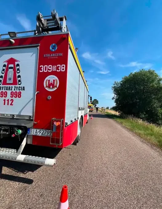 Interwencja OSP Suraż: usunięcie gniazda os przy ulicy Szkolnej