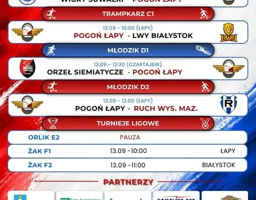 Akademia Pogoni Łapy: weekend pełen piłkarskich emocji