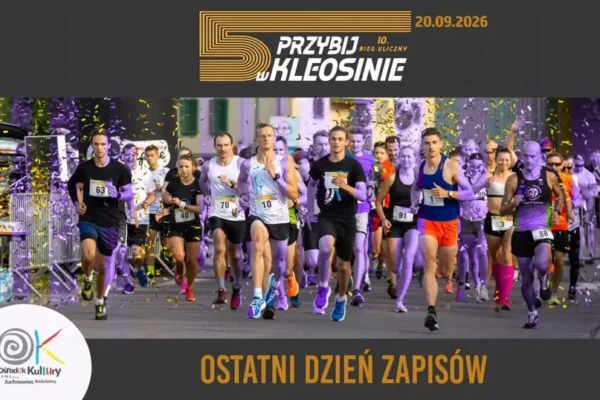Ostatnia szansa na bieg „Przybij Piątkę w Kleosinie” – zapisy tylko do poniedziałku