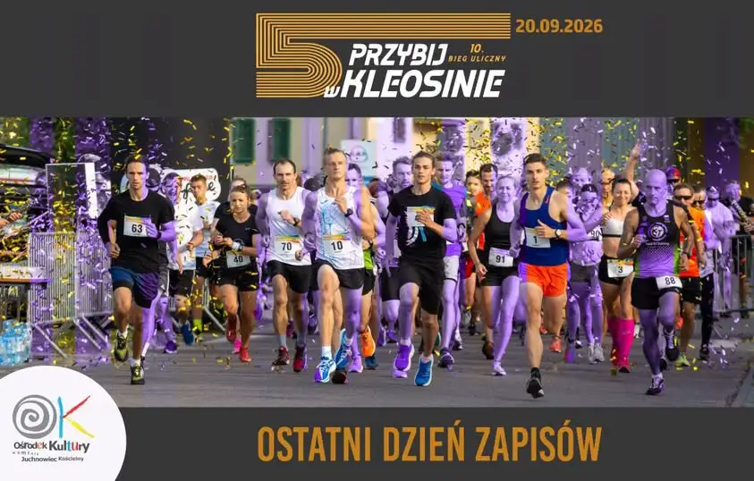 Ostatnia szansa na bieg „Przybij Piątkę w Kleosinie” – zapisy tylko do poniedziałku