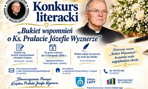 Konkurs literacki „Bukiet wspomnień o Ks. Prałacie Józefie Wyznerze” – złóż swoje wspomnienie do 4 listopada