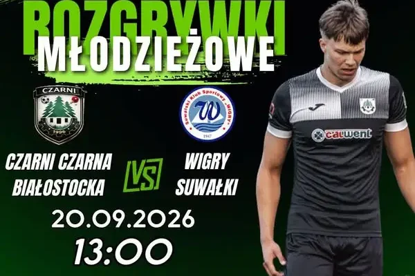 Czarni Czarna Białostocka kontra Wigry Suwałki – 4. kolejka A1 Junior