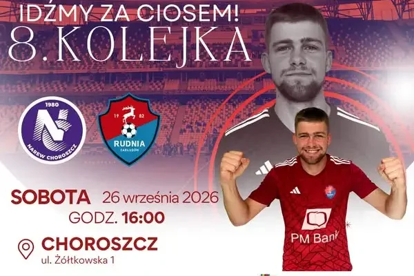 Rudnia Zabłudów z wiatrem w żaglach jedzie do Choroszczy na mecz z Narew