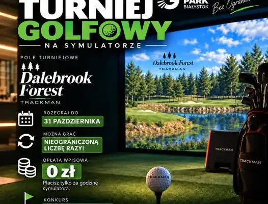 Turniej golfowy na symulatorze TrackMan w Golf Park Białystok
