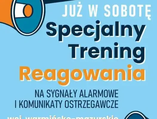 Trening Reagowania w Poświętnem – mieszkańcy uczą się, jak działać w sytuacji alarmu