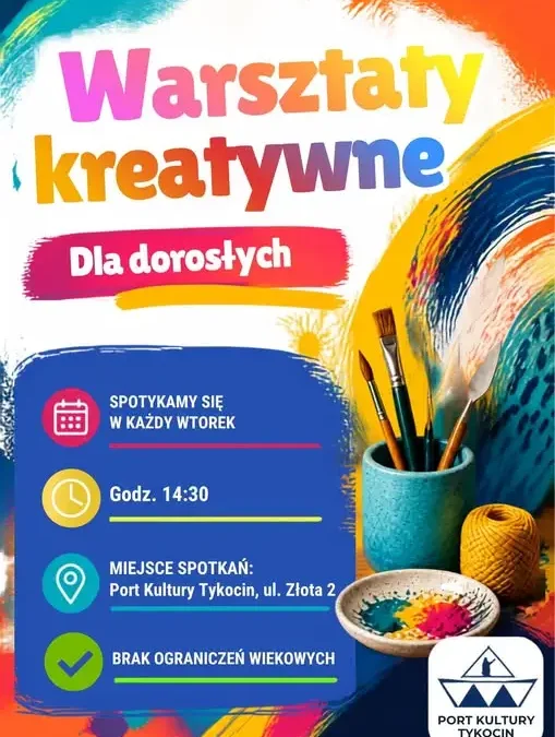 Warsztaty kreatywne dla dorosłych w Tykocinie – start w październiku