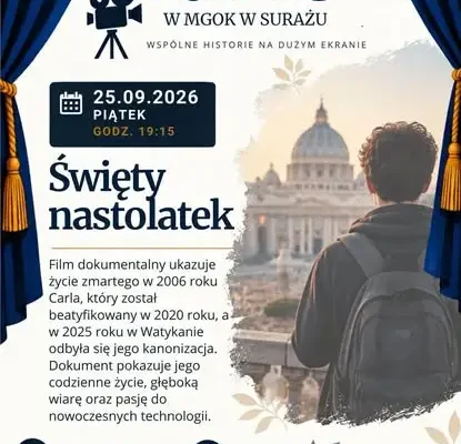 Filmowy piątek w Surażu: kino w MGOK przyciągnęło miłośników dokumentu