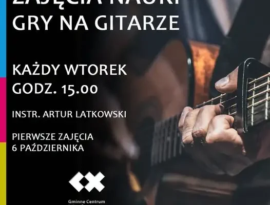 Gródek: rusza nauka gry na gitarze dla dzieci i młodzieży