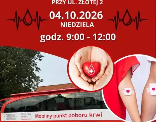 Zbiórka krwi w Tykocinie – oddaj krew w najbliższą niedzielę