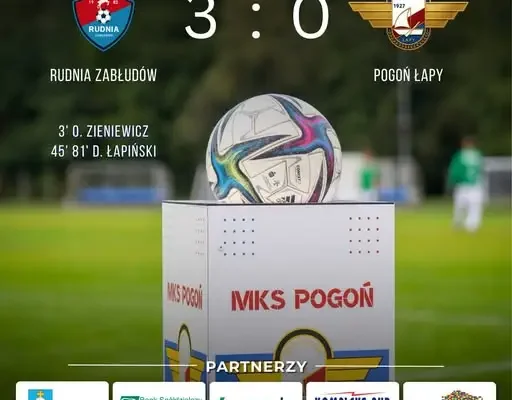 Pogoń Łapy rozbita w Rudni Zabłudów. Kibice mówią o najgorszym meczu rundy