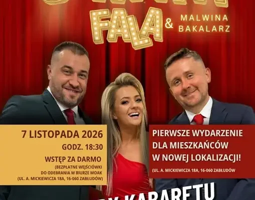 Kabaret Czwarta Fala zainauguruje nową siedzibę MOAK w Zabłudowie
