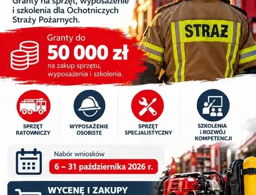 Nawet 50 tys. zł dla OSP. Ruszył nabór wniosków w programie ORLEN