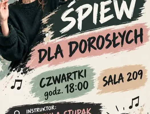 Zajęcia wokalne dla dorosłych w Domu Kultury w Łapach