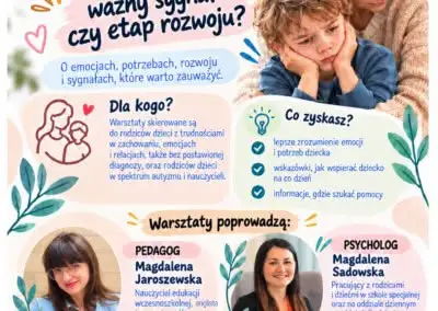 Bezpłatne szkolenie w Łapach: jak rozumieć trudne zachowania dzieci?