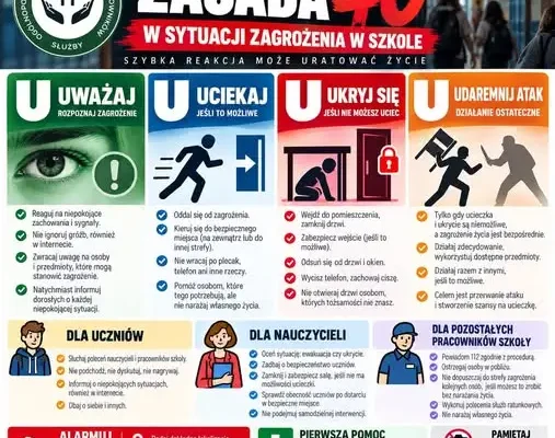 Zasada 4U w szkołach – wiedza, która ratuje życie
