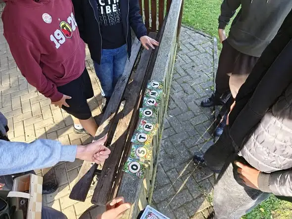 Leśna przygoda klasy 7e w Puszczy Knyszyńskiej