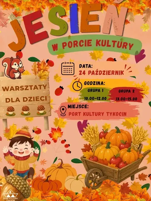 Jesienne warsztaty dla dzieci w Tykocinie – zapisy trwają