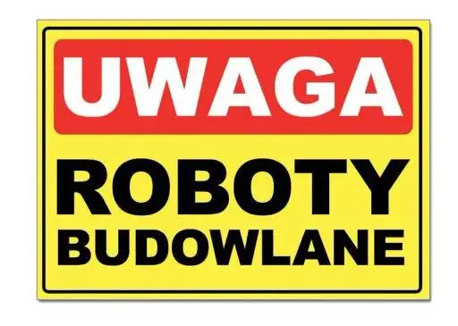 Roboty budowlane na terenie przyszkolnym – apel do rodziców o ostrożność