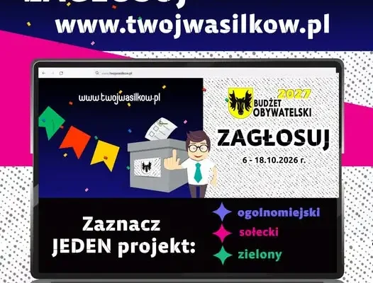Ostatnia szansa na głos w budżecie obywatelskim Wasilkowa – do niedzieli 18 października
